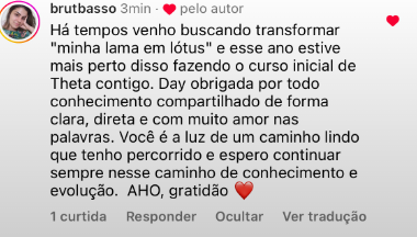 Depoimento de aluna 2