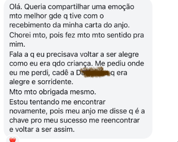 Depoimento de aluna 3